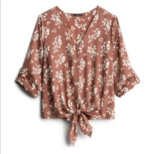 Stitch Fix 3/4 Sleeve Floral Blouse